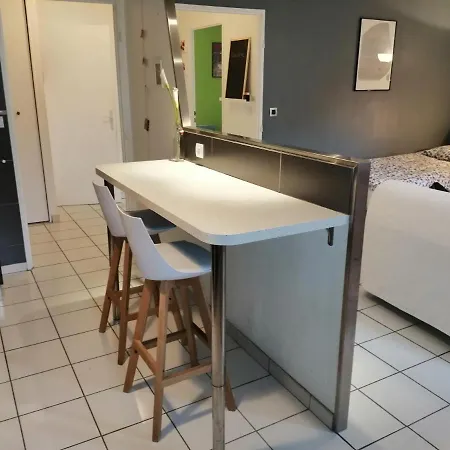 Nicolas I, 53m2, Chambre, Parking Prive Апартаменты Гренобль